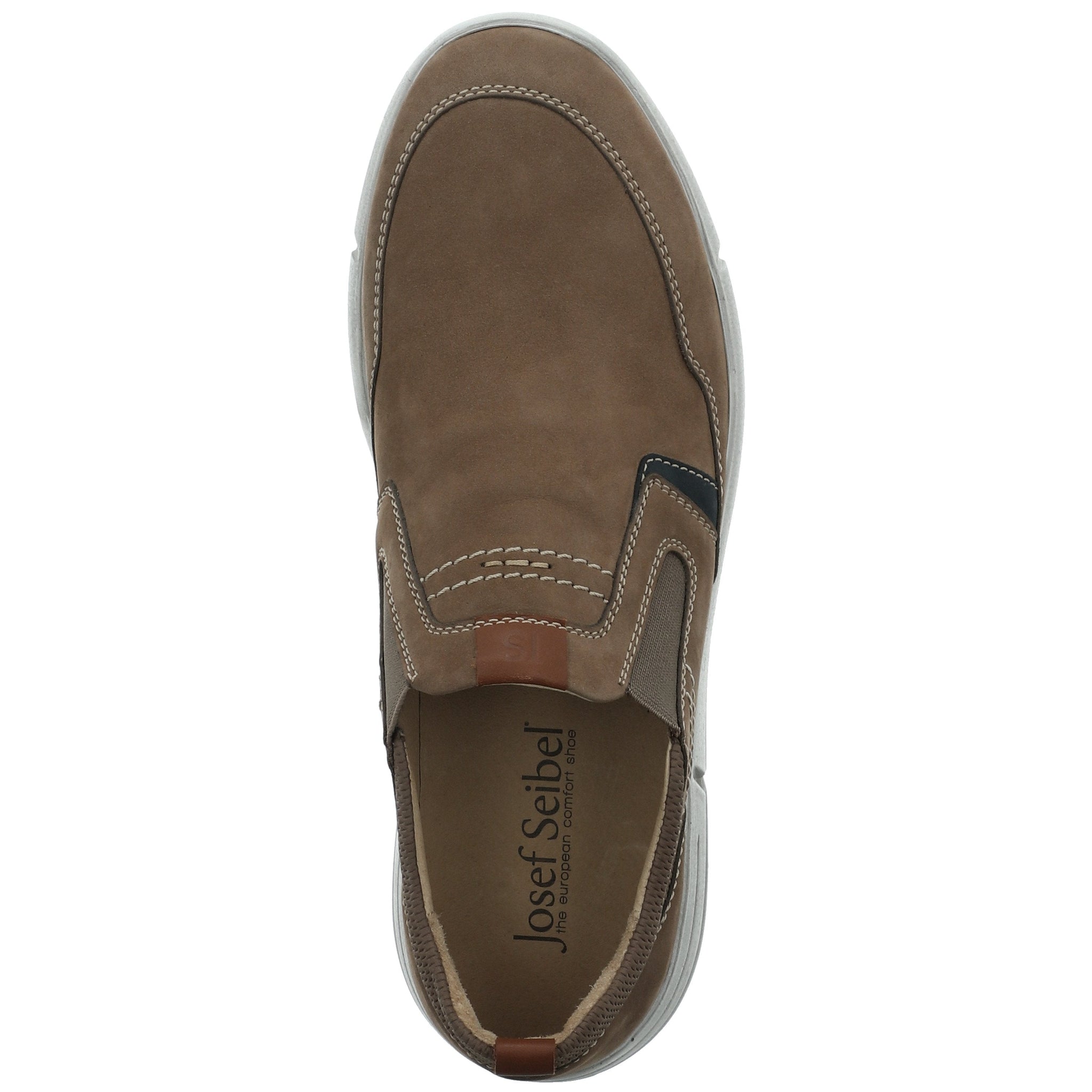 Josef Seibel Enrico 04 Men\'s Slip-On Leather Loafers Shoes Size 44 (11) Brown Josef Seibel Enrico 04 Men main image 2